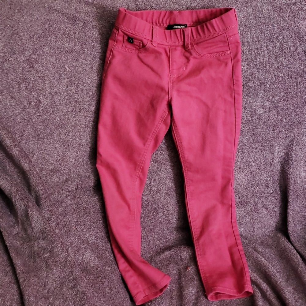 Jordache pink jeggings (girls)